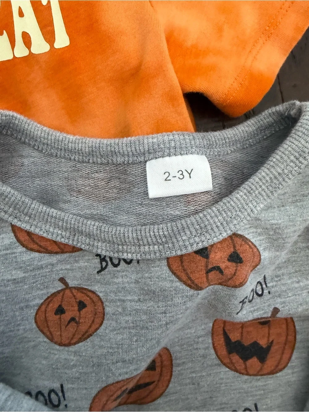 Kids Halloween clothing bundle
